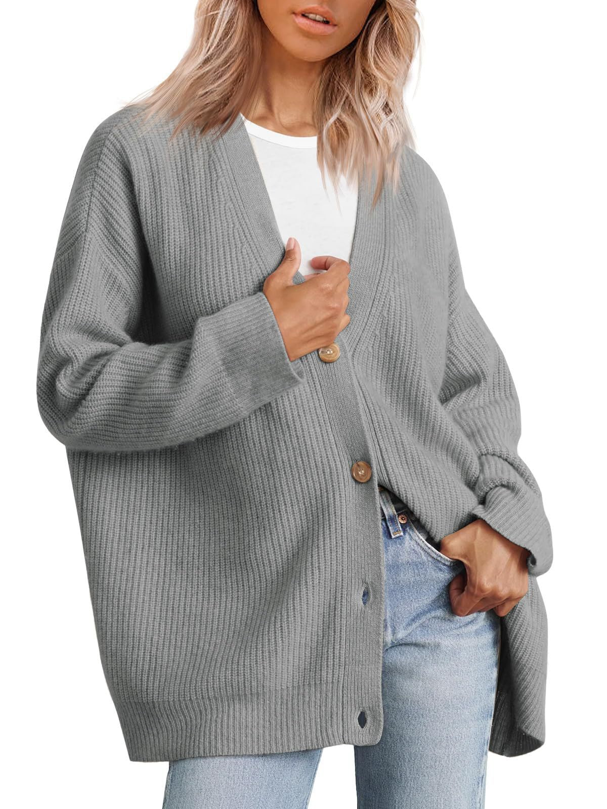 Anna - Gilet rayé en maille