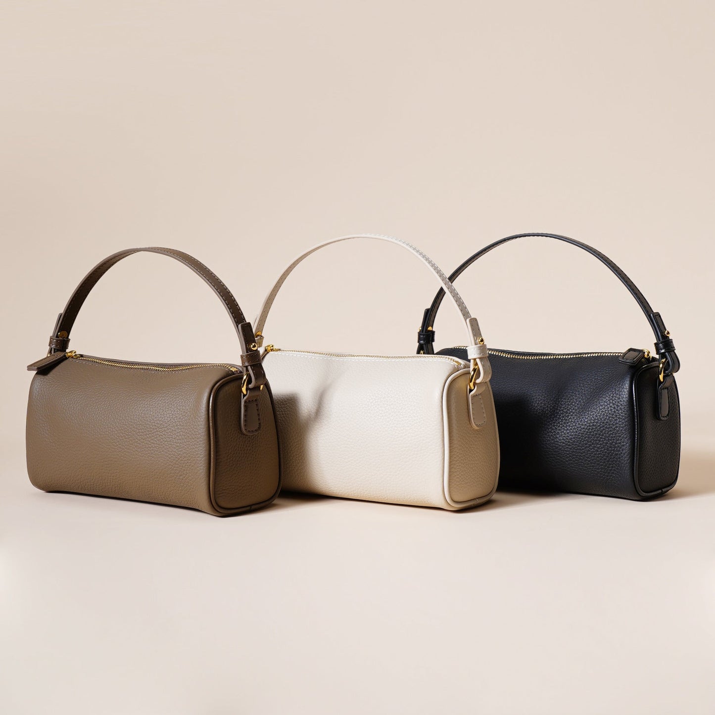 Sac baguette en cuir Angela - Sac bandoulière