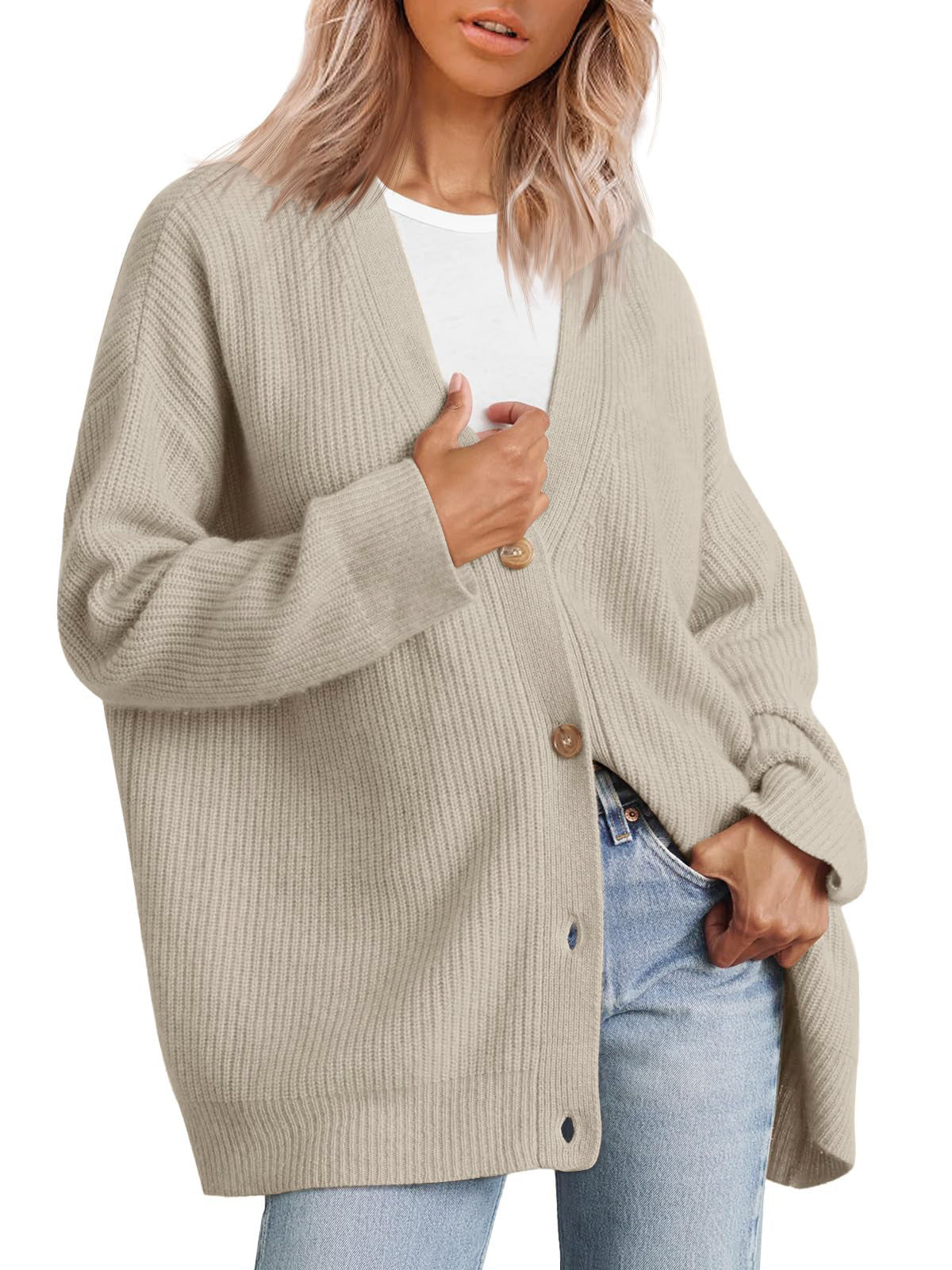 Anna - Gilet rayé en maille