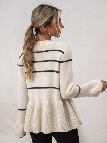 Mia - Striped Cardigan