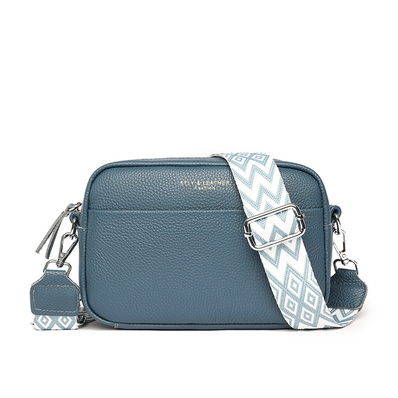 Stella - Pebbled Leather Crossbody Bag