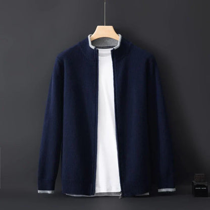 Pull Kayden en laine à fermeture éclair