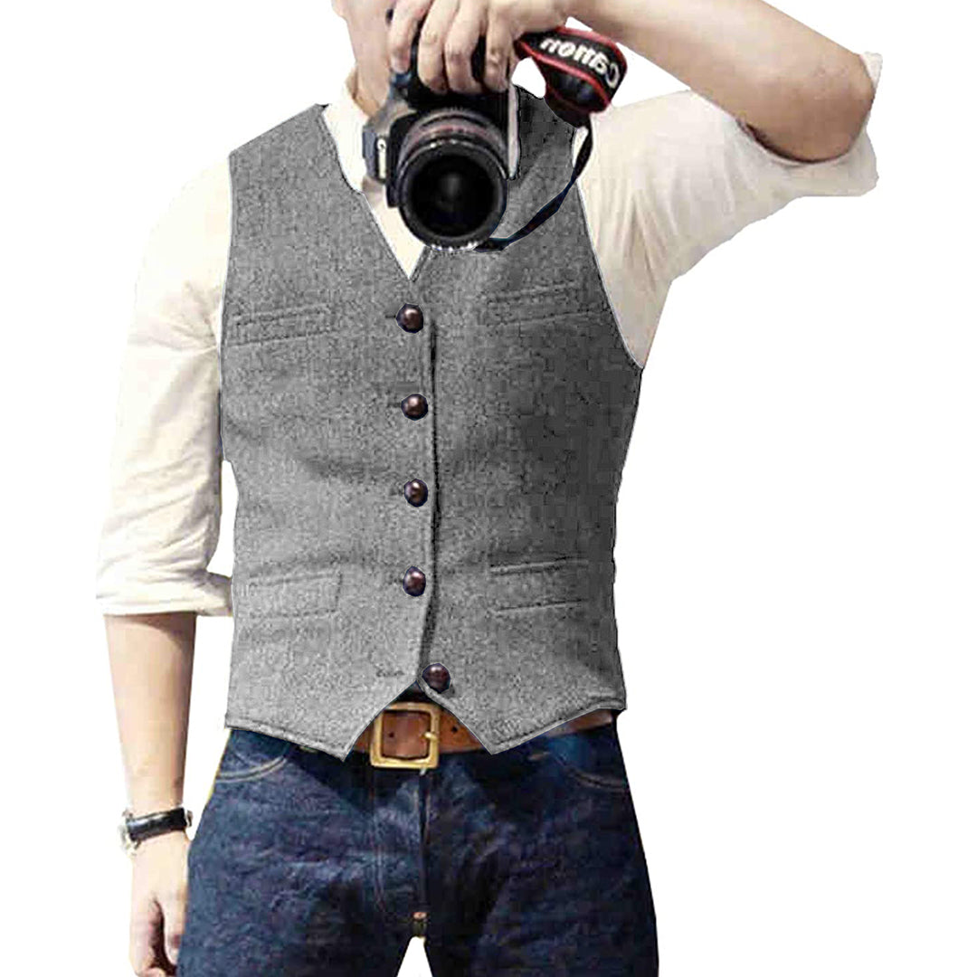 David - Gilet en jean décontracté