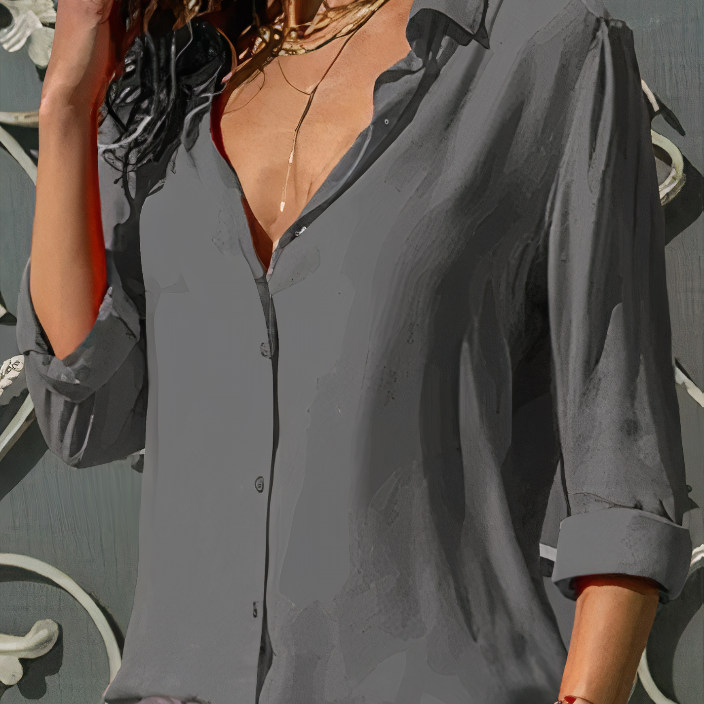 Clara – Elegant Chiffon Blouse