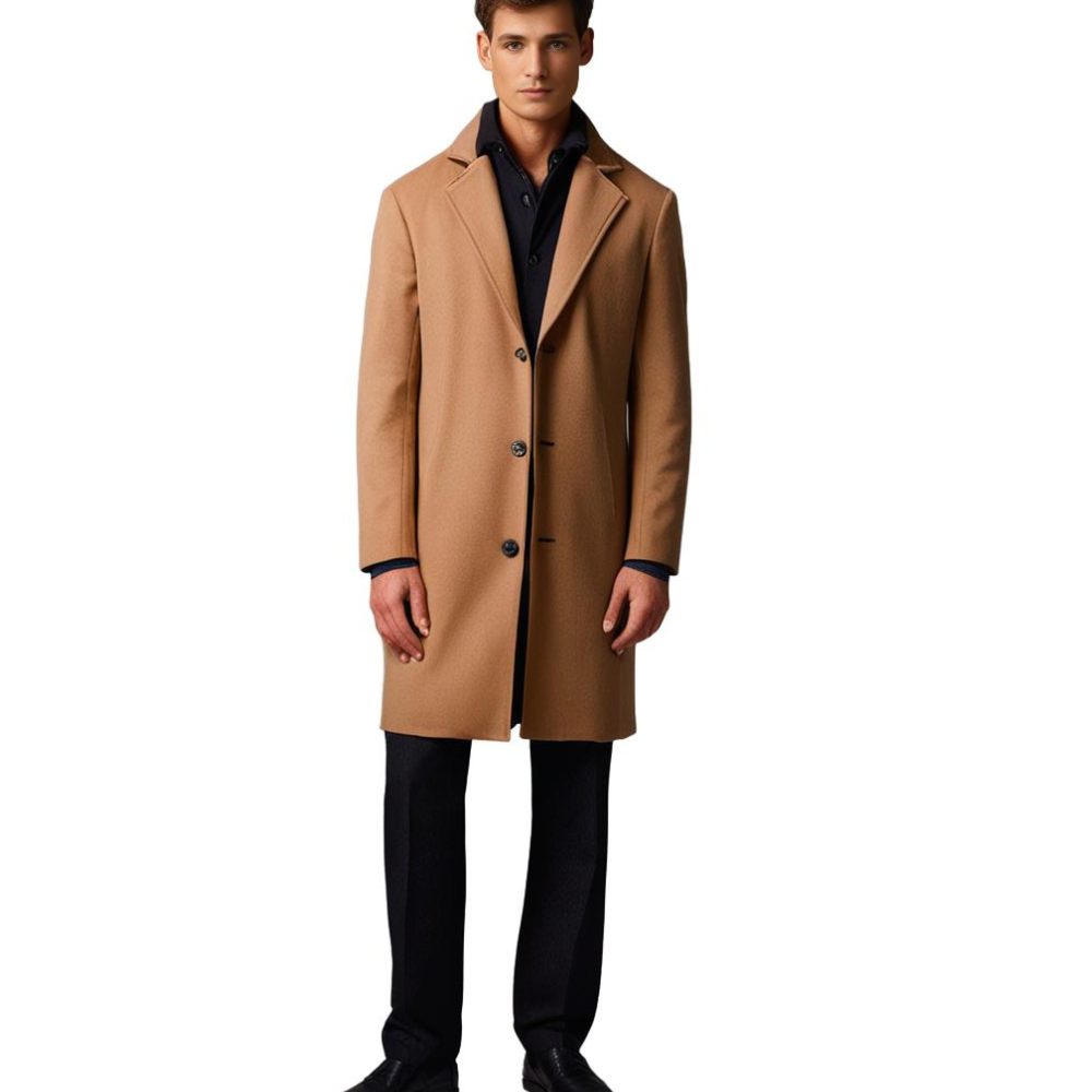 John - Manteau en laine mélangée