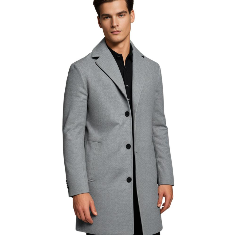 John - Manteau en laine mélangée