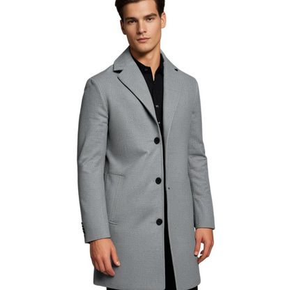 John - Manteau en laine mélangée