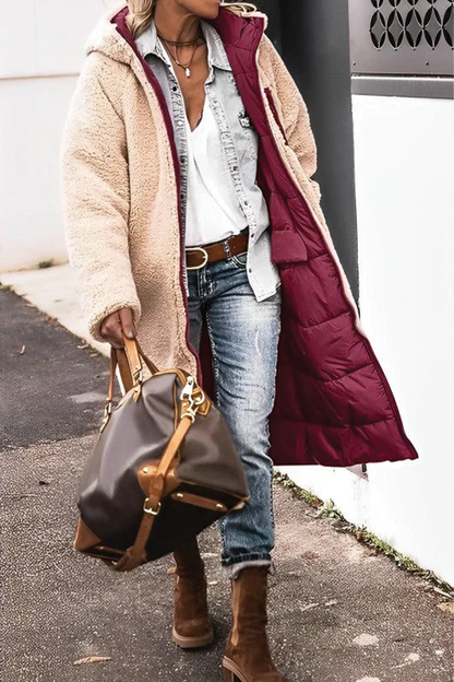 Paula - Reversible Long Padded Coat