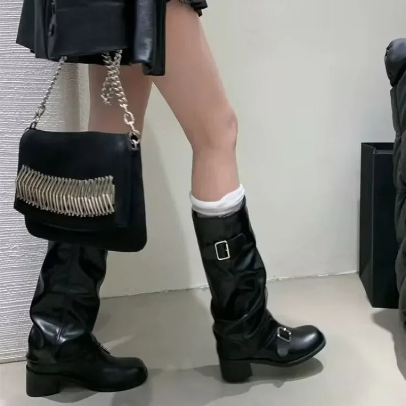 Isabella - Bottes à plateforme montantes