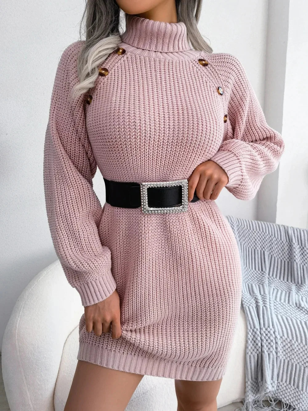 Emily - Knit Sweater Dress
