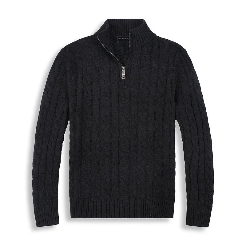 Pull Henry à demi-zip
