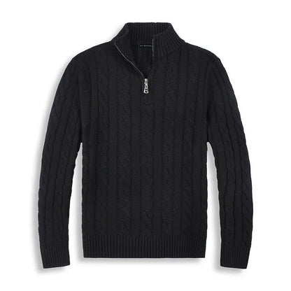 Pull Henry à demi-zip