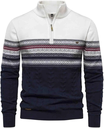 Pull Oliver à fermeture éclair quart de zip