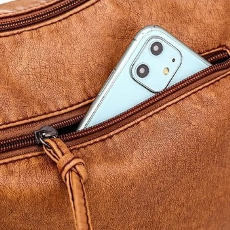 Harlow - Sac bandoulière en cuir végétalien