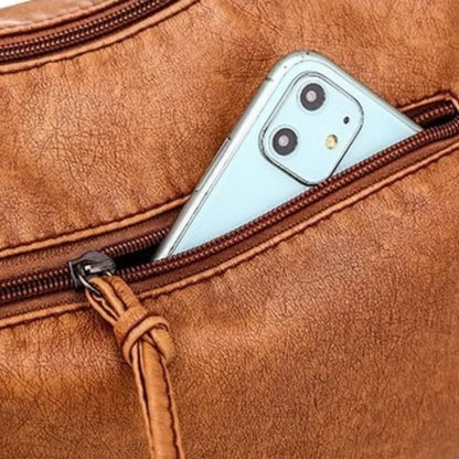 Harlow - Sac bandoulière en cuir végétalien