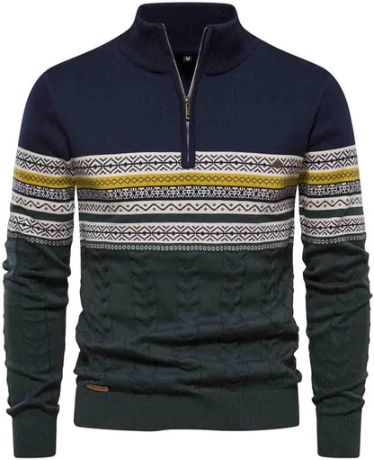 Pull Oliver à fermeture éclair quart de zip