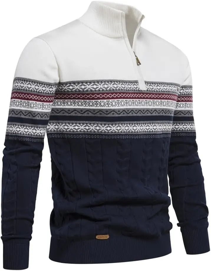 Pull Oliver à fermeture éclair quart de zip
