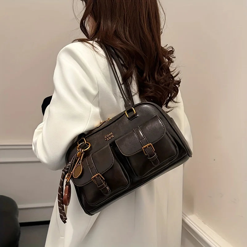 Katherine - Vegan Leather Shoulder Bag