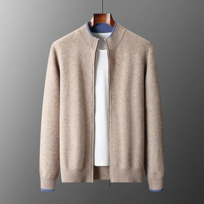Pull Kayden en laine à fermeture éclair