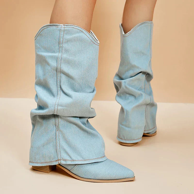 Camila - Bottes hautes en jean