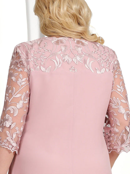 Robe de banquet brodée Theresa – Grandes tailles