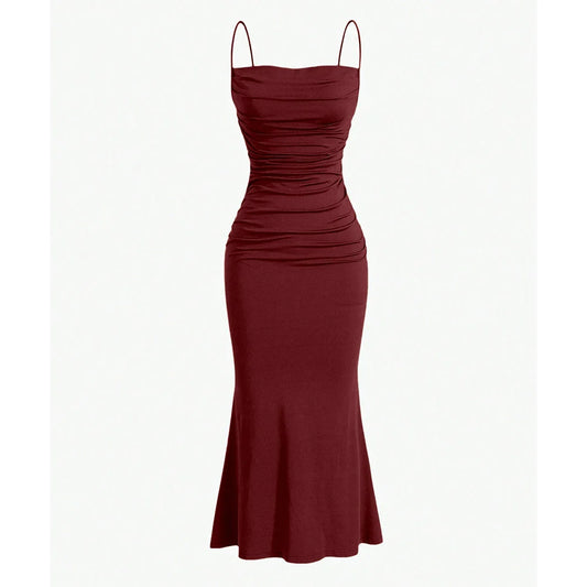 Anna - Draped Maxi Dress