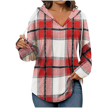 Ruby - Sweat à capuche oversize à col en V