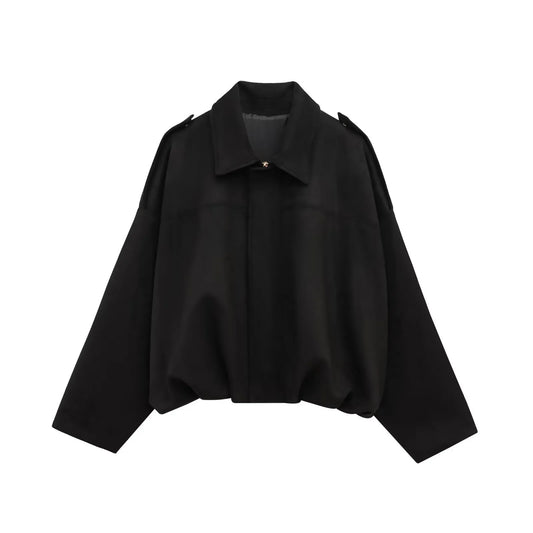 Luna - Veste en faux daim