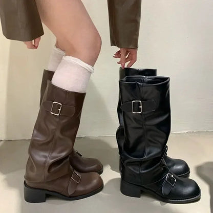 Isabella - Bottes à plateforme montantes