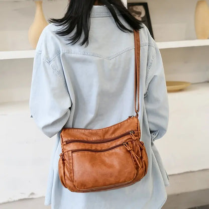 Harlow - Sac bandoulière en cuir végétalien