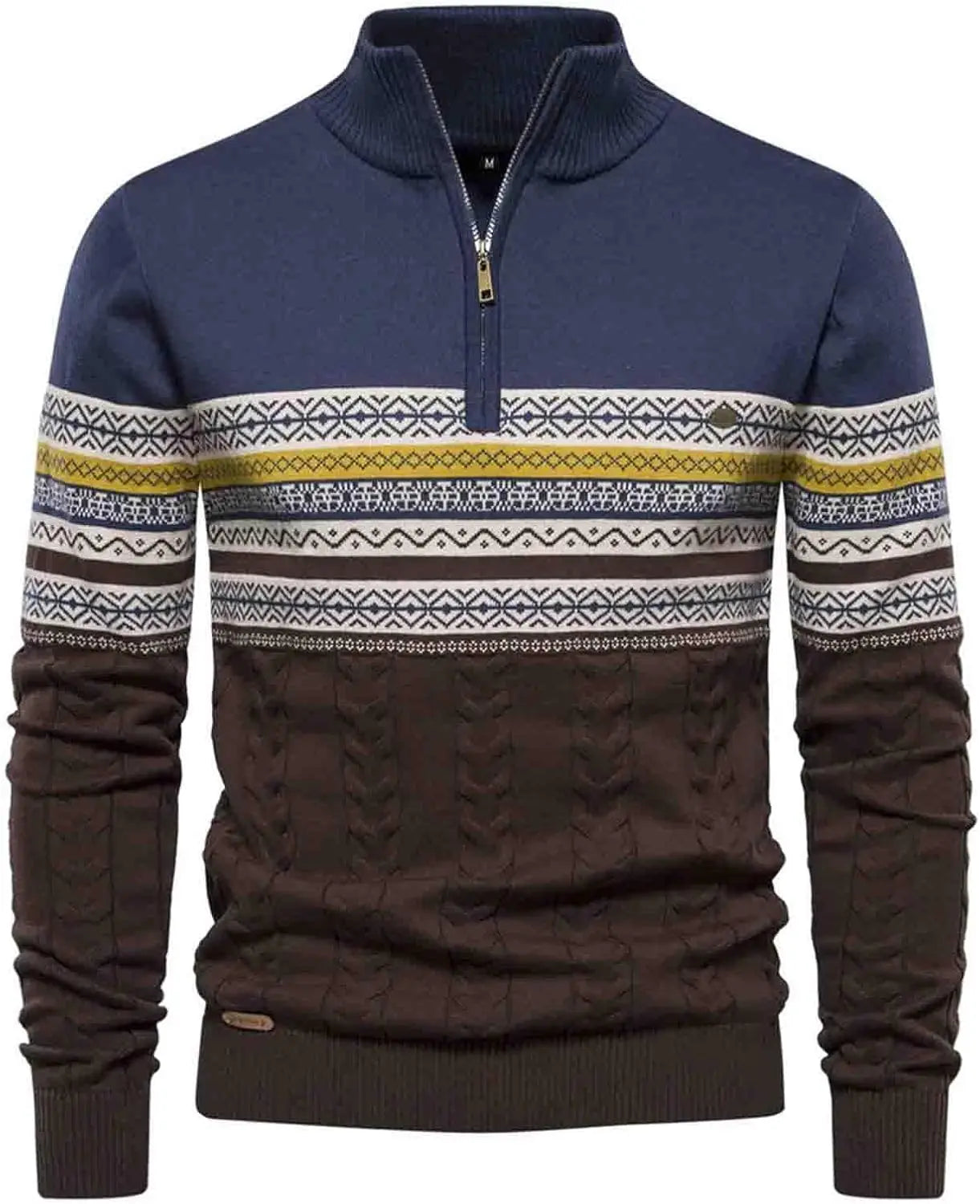 Pull Oliver à fermeture éclair quart de zip