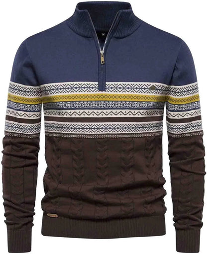 Pull Oliver à fermeture éclair quart de zip