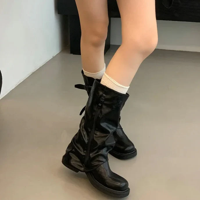 Charlotte - Bottes hautes vintage