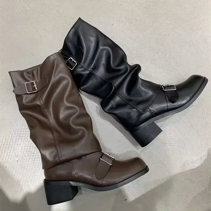 Isabella - Bottes à plateforme montantes