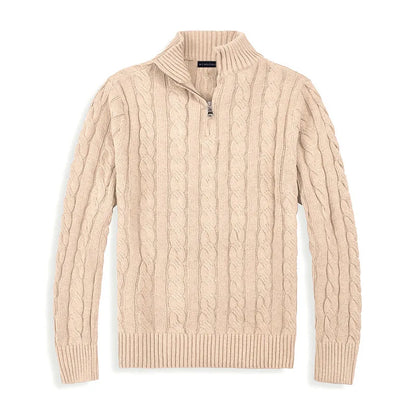 Pull Henry à demi-zip