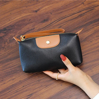 Anne - Pochette à bracelet en cuir végétalien