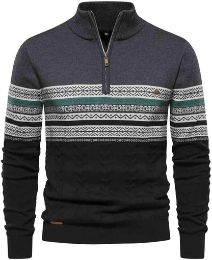 Pull Oliver à fermeture éclair quart de zip