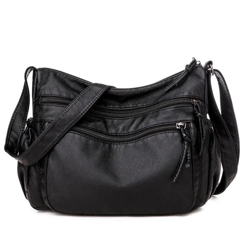 Harlow - Sac bandoulière en cuir végétalien