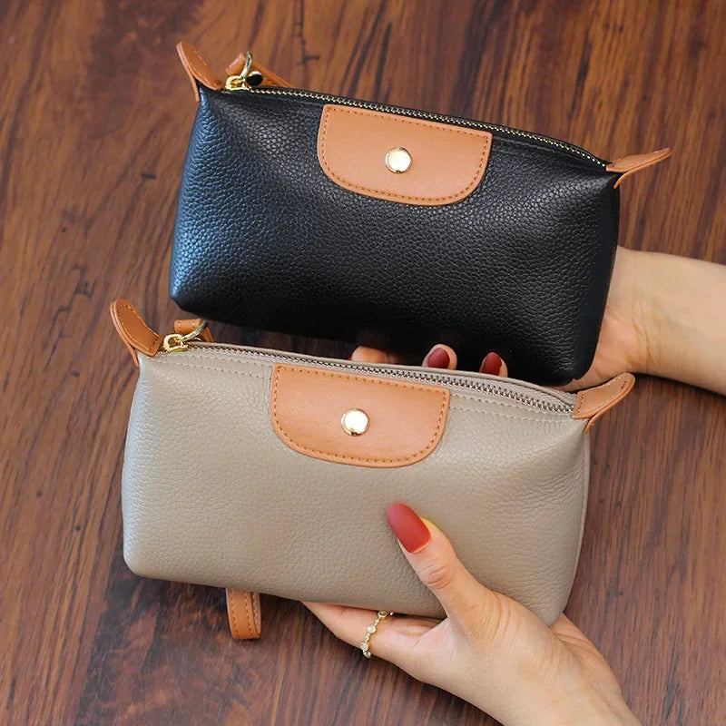 Anne - Pochette à bracelet en cuir végétalien