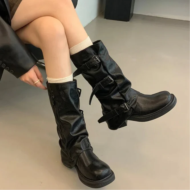 Charlotte - Bottes hautes vintage