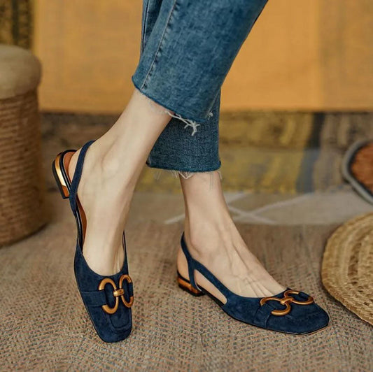 Nora – Ballerines ergonomiques chics à bride arrière