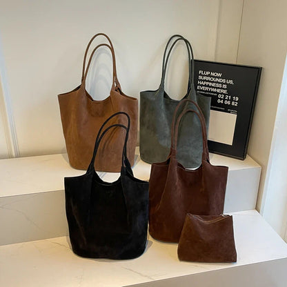 Judy - Sac cabas en daim