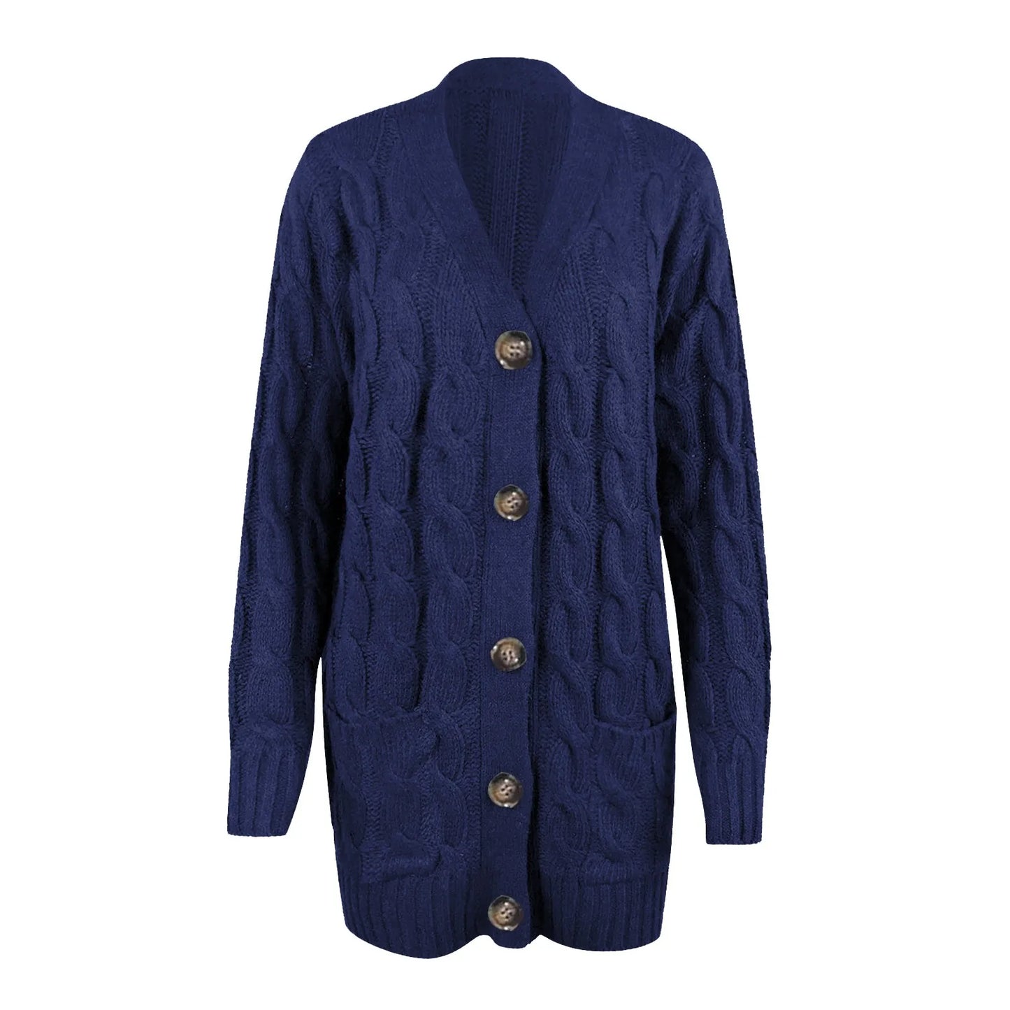 Natalie - Knit Button Cardigan