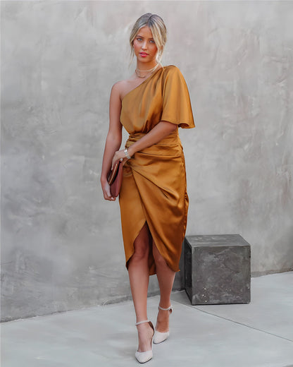 Layla - One-Shoulder Party Dress