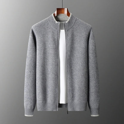 Pull Kayden en laine à fermeture éclair