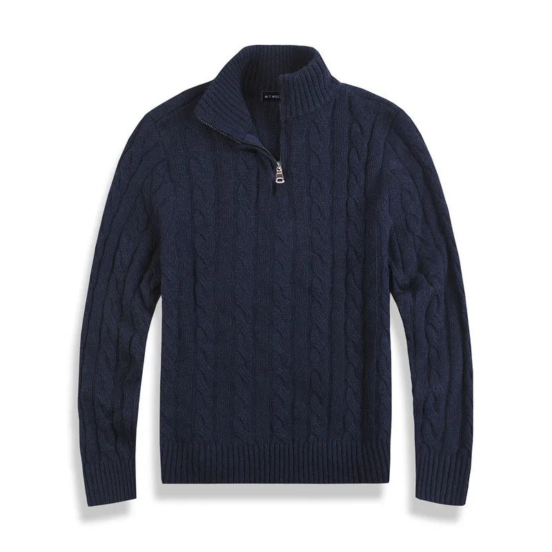 Pull Henry à demi-zip