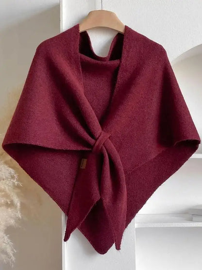 Isabella – Châle d'hiver en maille douce