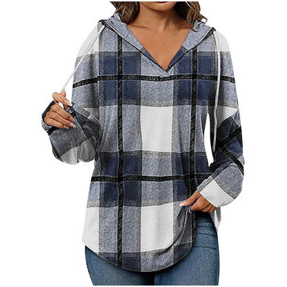 Ruby - Sweat à capuche oversize à col en V