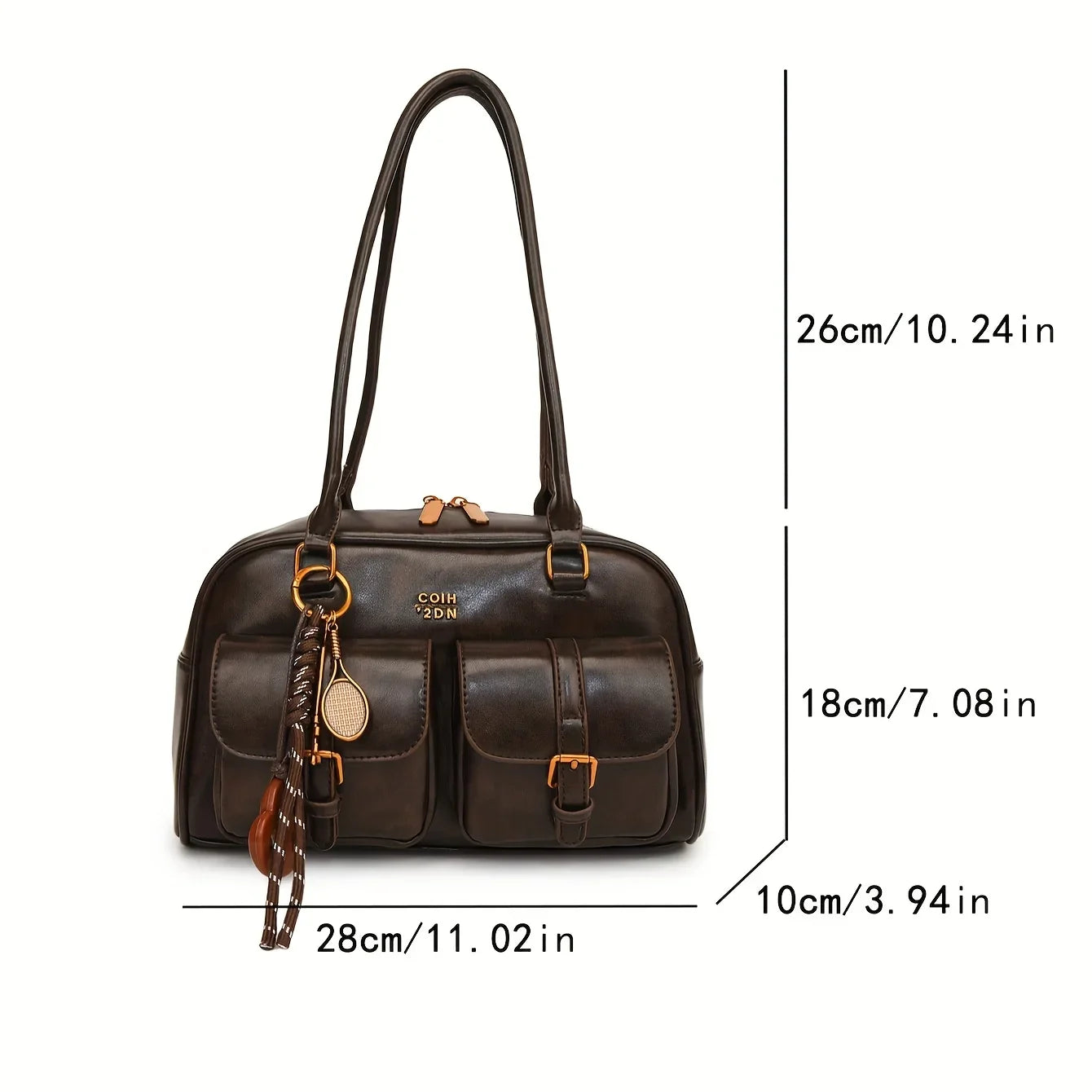 Katherine - Vegan Leather Shoulder Bag