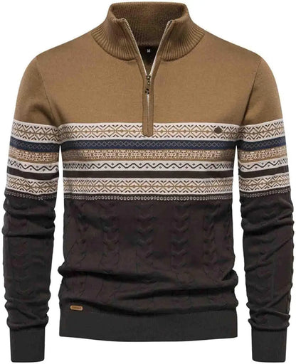 Pull Oliver à fermeture éclair quart de zip